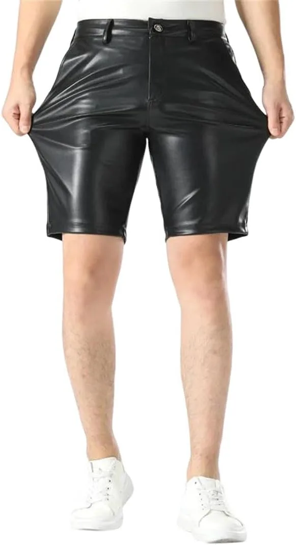 Мужские шорты из искусственной кожи до колена
Мужские шорты из искусственной кожи до колена