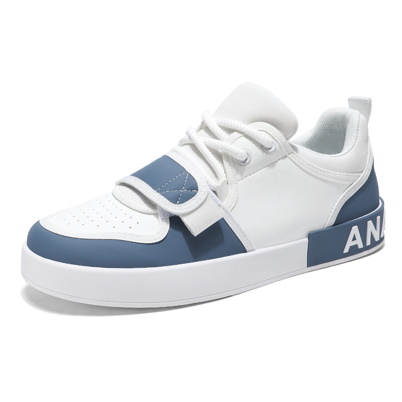 GOBLIN SHARKS 1759 Скользоустойчивые износостойкие легкие мужские скейтерские кросcовки лоу-топ бело-голубые, цвет White Blue
GOBLIN SHARKS 1759 Скользоустойчивые износостойкие легкие мужские скейтерские кросcовки лоу-топ бело-голубые, цвет White Blue