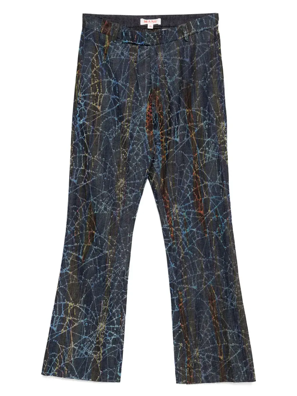 Расклешенные брюки Flocky Rainbow Web MASU, синий
Расклешенные брюки Flocky Rainbow Web MASU, синий