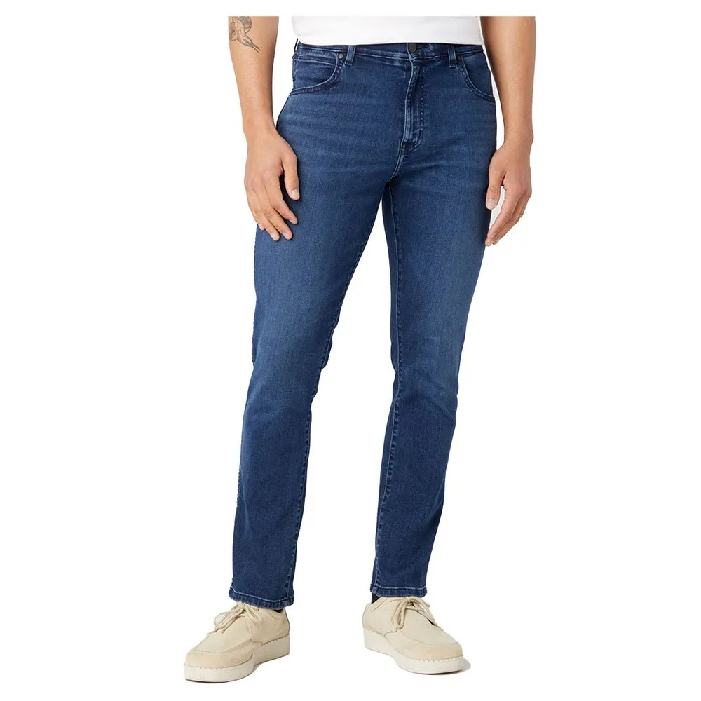 Джинсы Wrangler Larston Slim Tapered Fit, синий 
Джинсы Wrangler Larston Slim Tapered Fit, синий