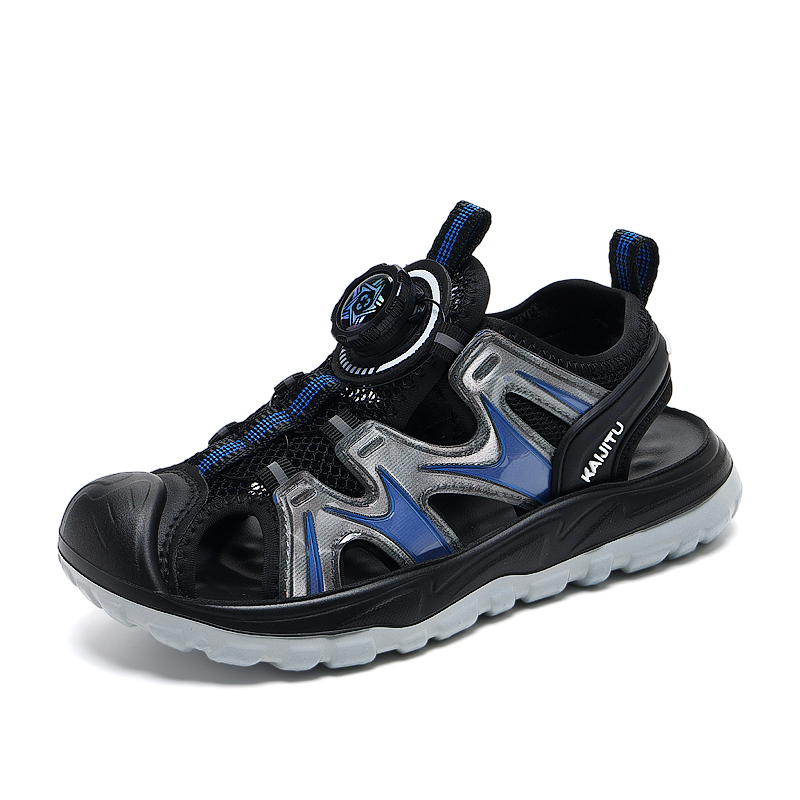 Детские сандалии с нескользящей подошвой SHIBU, черный/синий
Детские сандалии с нескользящей подошвой SHIBU, черный/синий