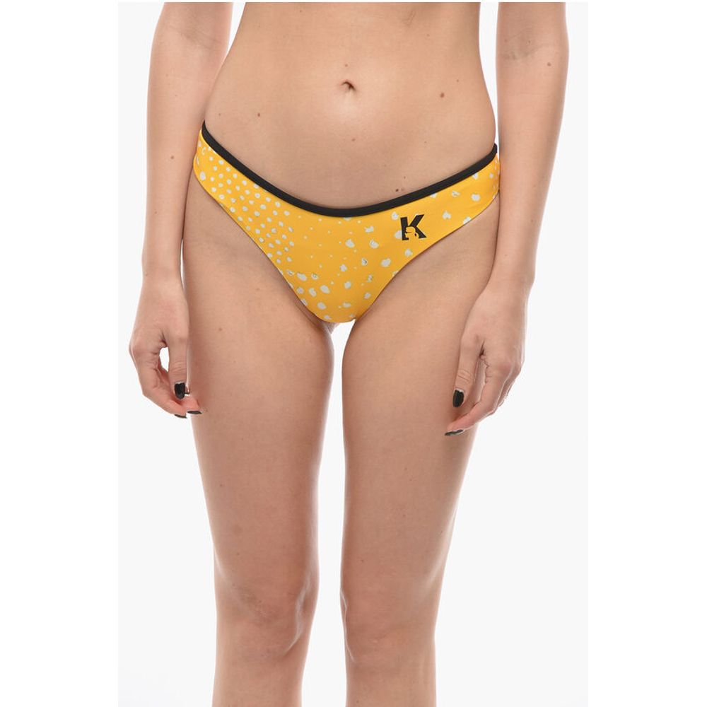 Плавки бикини в горошек с контрастными печатными деталями Karl Lagerfeld, Yellow
Плавки бикини в горошек с контрастными печатными деталями Karl Lagerfeld, Yellow