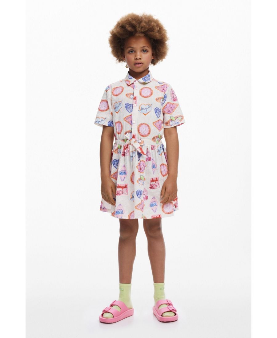 Почтовые марки на платья-рубашки для девочек Desigual, Multi
Почтовые марки на платья-рубашки для девочек Desigual, Multi