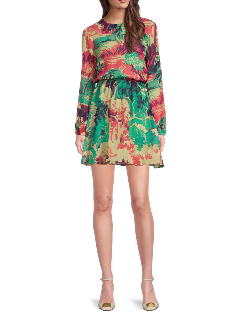 Мини-платье из шёлка с принтом REDValentino, цвет Laguna Multi
Мини-платье из шёлка с принтом REDValentino, цвет Laguna Multi