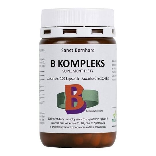 Krauterhaus Sanct Bernhart B Комплекс (100 капсул) 
Krauterhaus Sanct Bernhart B Комплекс (100 капсул)
