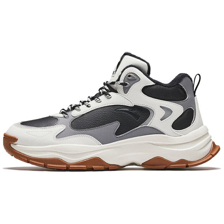 ANTA Теплые, износостойкие, мягкие, высокие, повседневные кроссовки Borderland, мужские, белые, черные, серые 
ANTA Теплые, износостойкие, мягкие, высокие, повседневные кроссовки Borderland, мужские, белые, черные, серые