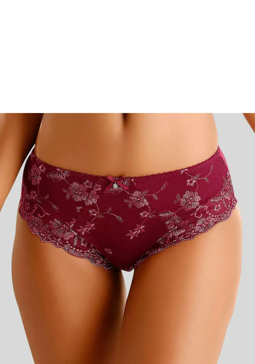 LASCANA Трусики "Ванда", закрывающего кроя и кружевной вышивки, цвет Marsala
LASCANA Трусики "Ванда", закрывающего кроя и кружевной вышивки, цвет Marsala