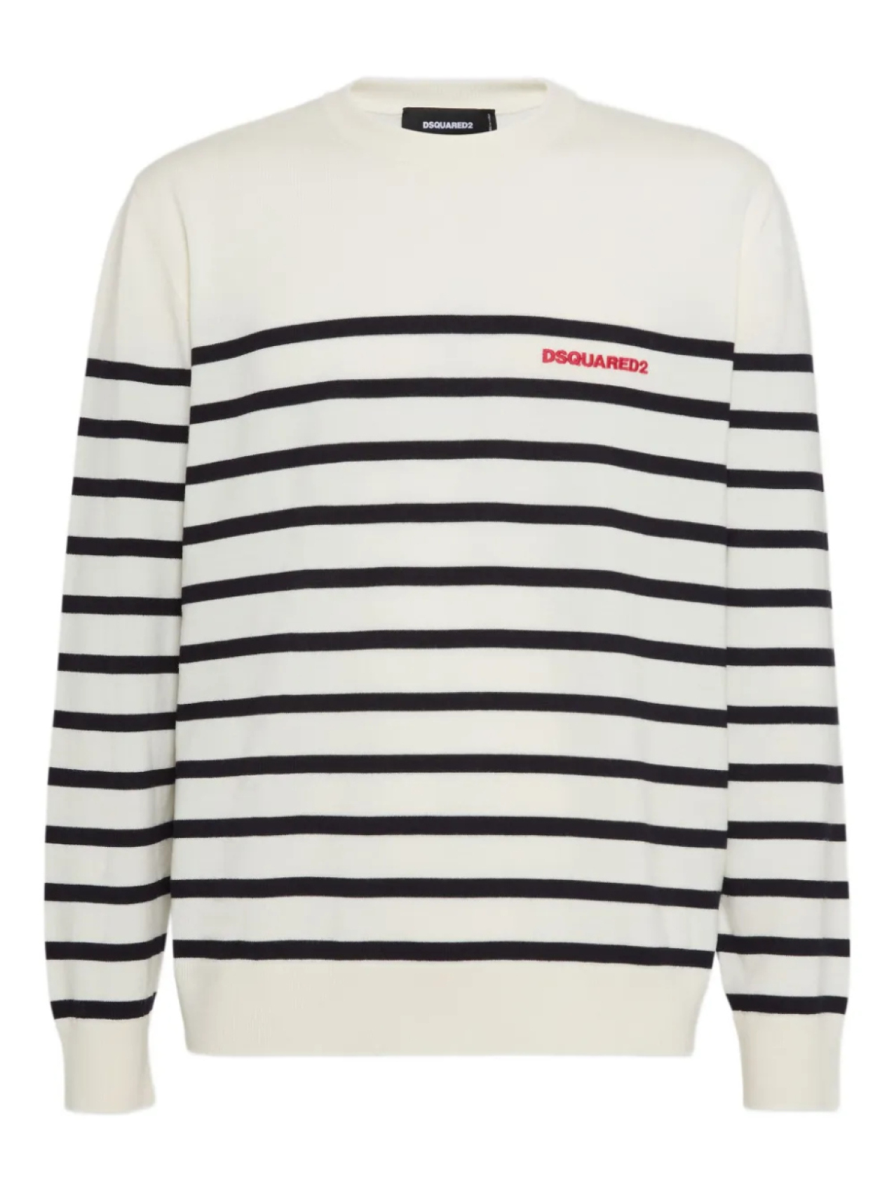 DSQUARED2 джемпер в полоску, белый
DSQUARED2 джемпер в полоску, белый