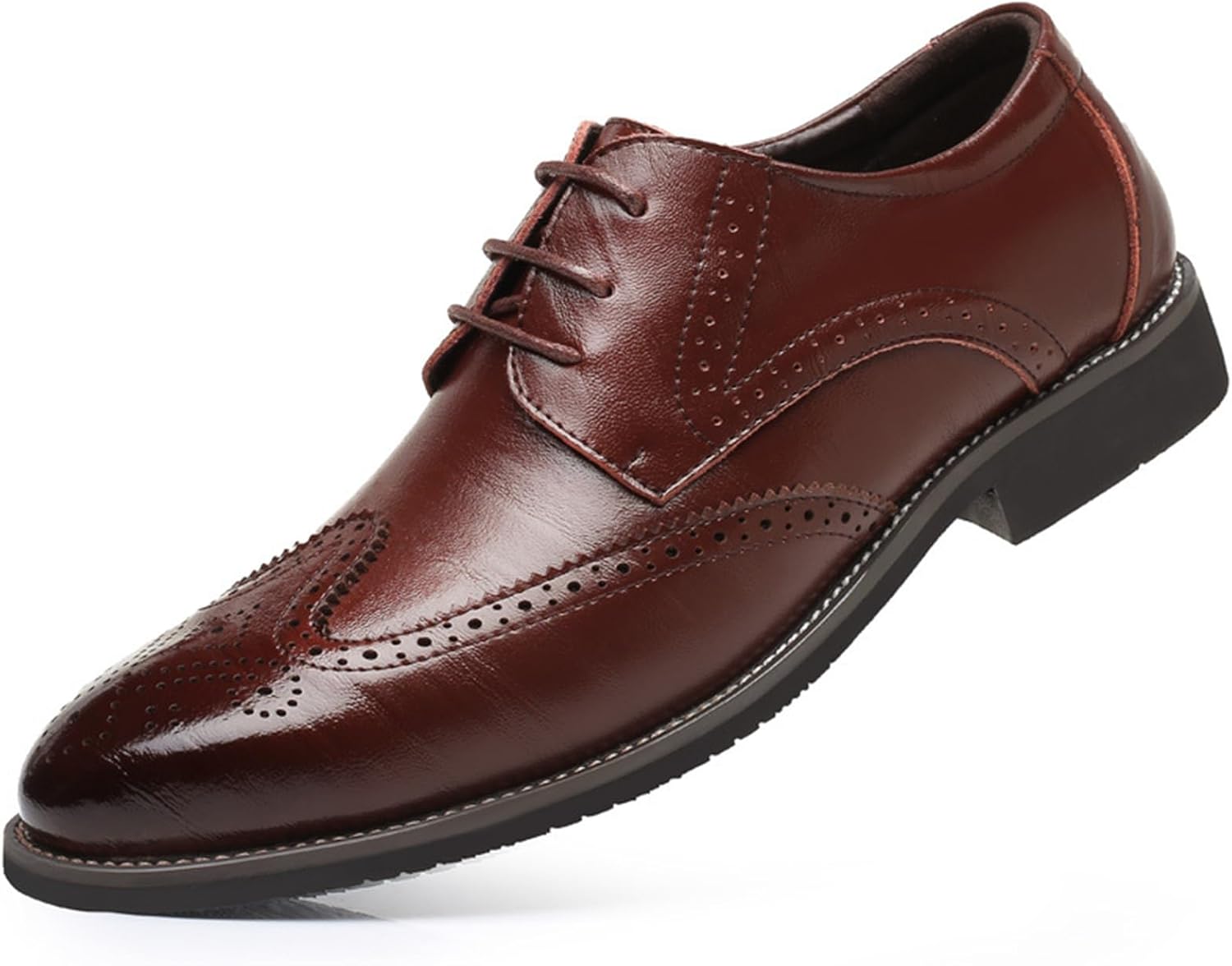 Мужские модные броги KYOESCAI Классические деловые туфли Формальные бизнес-туфли Современные дерби С шнуровкой Оксфорды для мужчин, коричневый
Мужские модные броги KYOESCAI Классические деловые туфли Формальные бизнес-туфли Современные дерби С шнуровкой Оксфорды для мужчин, коричневый