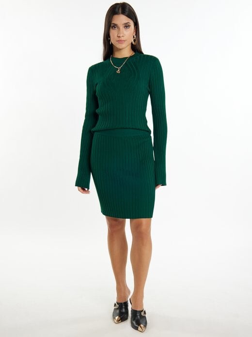 Юбка в рубчик Faina, зеленый
Юбка в рубчик Faina, зеленый