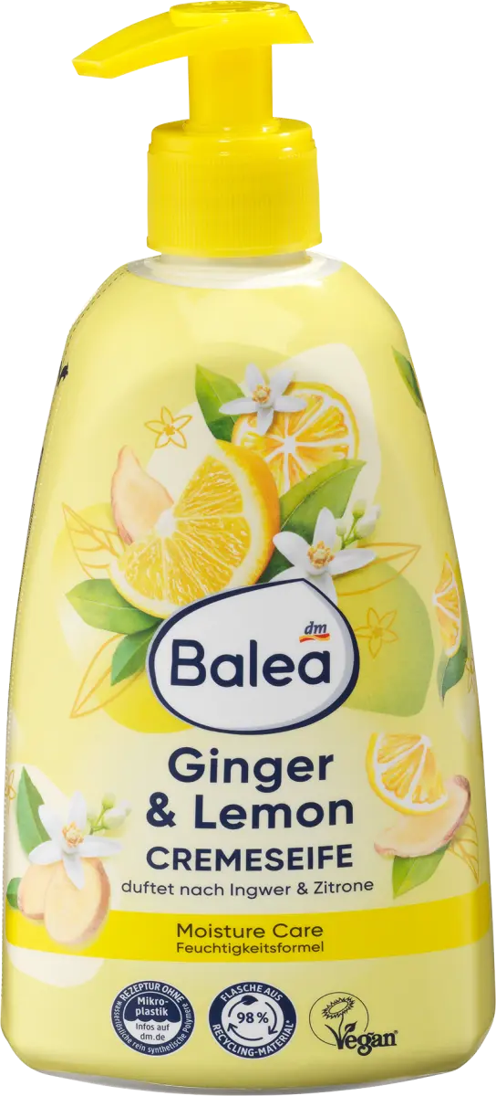 Жидкое мыло Ginger Лимон 500мл Balea 
Жидкое мыло Ginger Лимон 500мл Balea