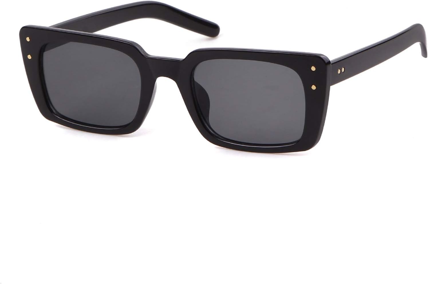 Солнцезащитные очки GIFIORE в стиле ретро, квадратные, для женщин, винтаж 90-х, маленькая пластиковая оправа под черепаховую панцирь с заклепками, Glossy Black Frame/Grey Lens With Rivets
Солнцезащитные очки GIFIORE в стиле ретро, квадратные, для женщин, винтаж 90-х, маленькая пластиковая оправа под черепаховую панцирь с заклепками, Glossy Black Frame/Grey Lens With Rivets