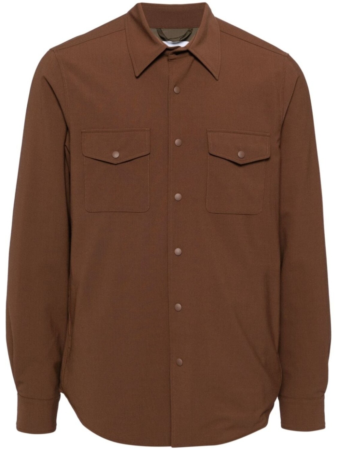 ASPESI фланелевая рубашка с подкладкой, коричневый
ASPESI фланелевая рубашка с подкладкой, коричневый