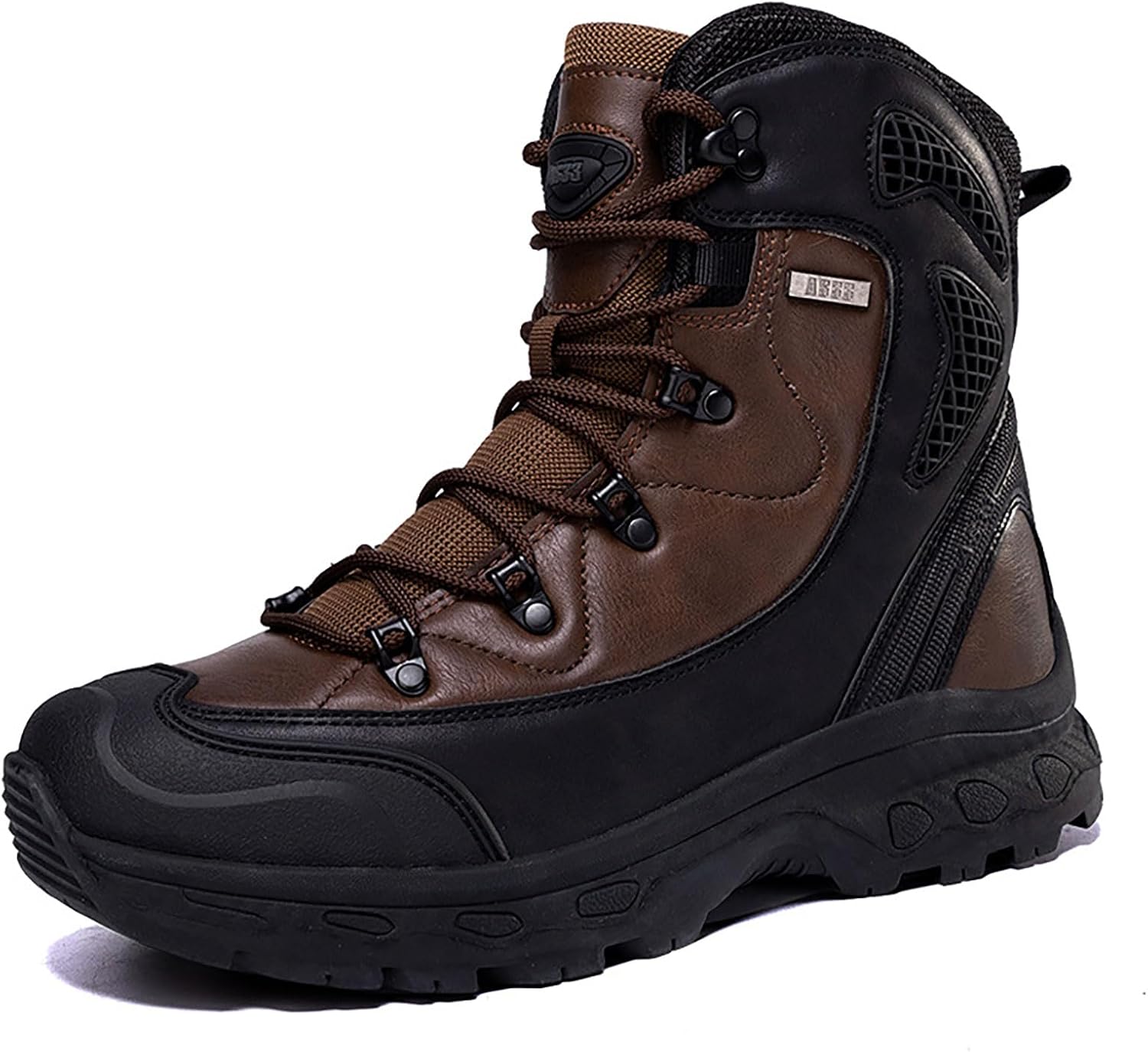 Мужские кожаные водонепроницаемые зимние походные ботинки XHOGNLS на платформе с подошвой из резины против скольжения, с сетчатой подкладкой, утепленные, с защитой носка, для холодной погоды, для трекинга и работы, ботинки до щиколотки, коричнев...
Мужские кожаные водонепроницаемые зимние походные ботинки XHOGNLS на платформе с подошвой из резины против скольжения, с сетчатой подкладкой, утепленные, с защитой носка, для холодной погоды, для трекинга и работы, ботинки до щиколотки, коричнев...