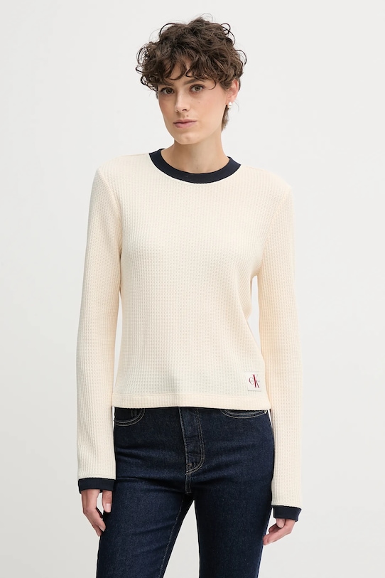 Лонгслив Calvin Klein Jeans, бежевый
Лонгслив Calvin Klein Jeans, бежевый