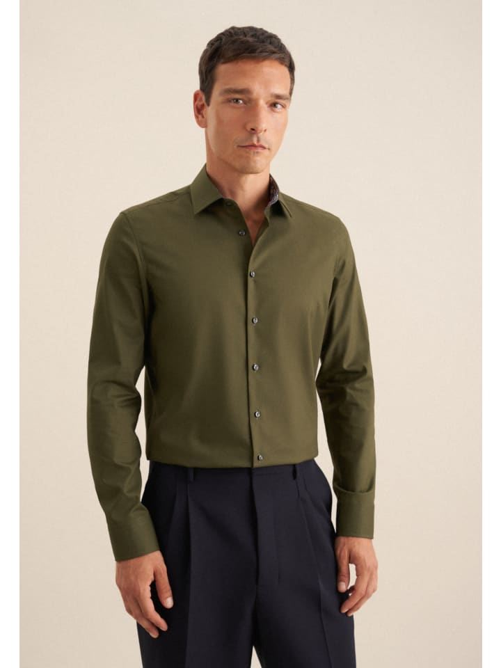 Рубашка Seidensticker, зеленый
Рубашка Seidensticker, зеленый