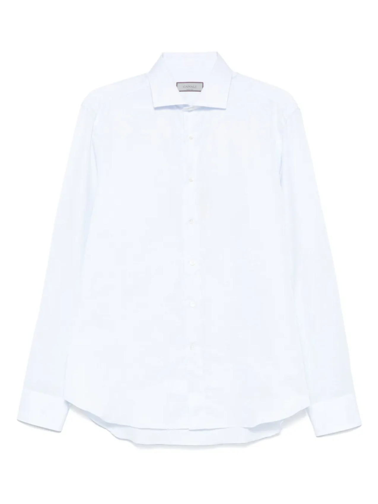 Canali рубашка со срезанным воротником, синий 
Canali рубашка со срезанным воротником, синий