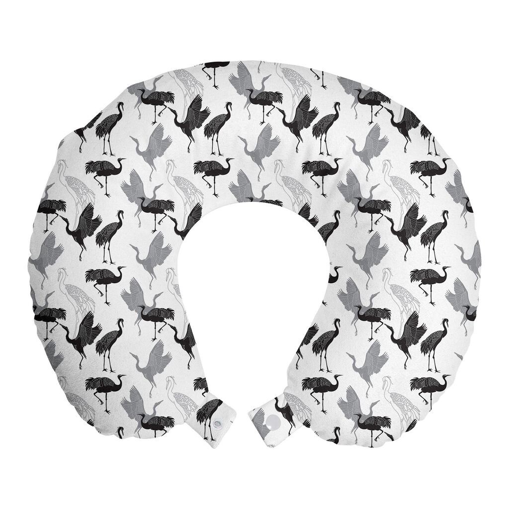 ABAKUHAUS Birds Travel Pillow Поддержка шеи, графический дизайн силуэтов журавлей, пенопластовые дорожные принадлежности для самолета и автомобиля, 30x30 см, угольно-серый и белый
ABAKUHAUS Birds Travel Pillow Поддержка шеи, графический дизайн силуэтов журавлей, пенопластовые дорожные принадлежности для самолета и автомобиля, 30x30 см, угольно-серый и белый