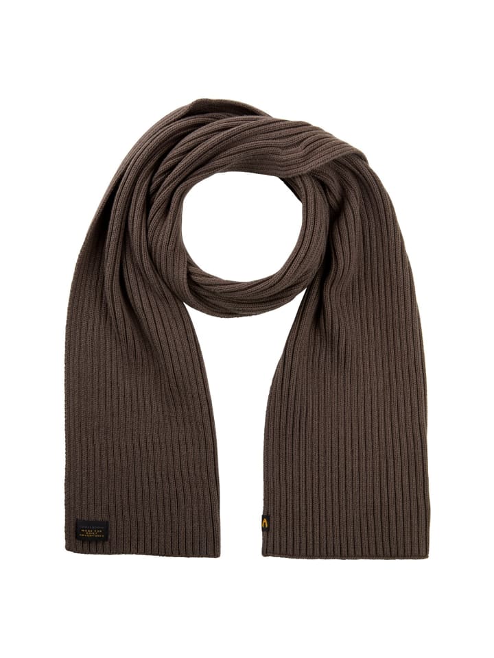 Темно-коричневый шарф из хлопковой смеси Camel Active
Темно-коричневый шарф из хлопковой смеси Camel Active