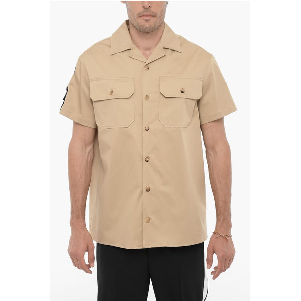 Рубашка с короткими рукавами и двойным нагрудным карманом в стиле Сахары Neil Barrett, Beige
Рубашка с короткими рукавами и двойным нагрудным карманом в стиле Сахары Neil Barrett, Beige