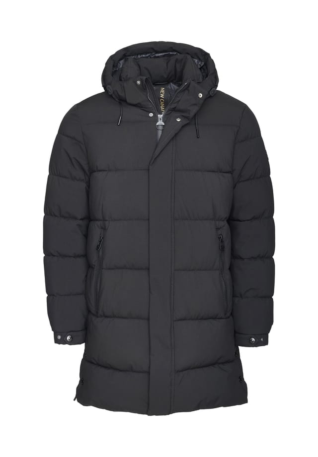 Зимняя парка с великолепным стеганым дизайном New Canadian, черный
Зимняя парка с великолепным стеганым дизайном New Canadian, черный