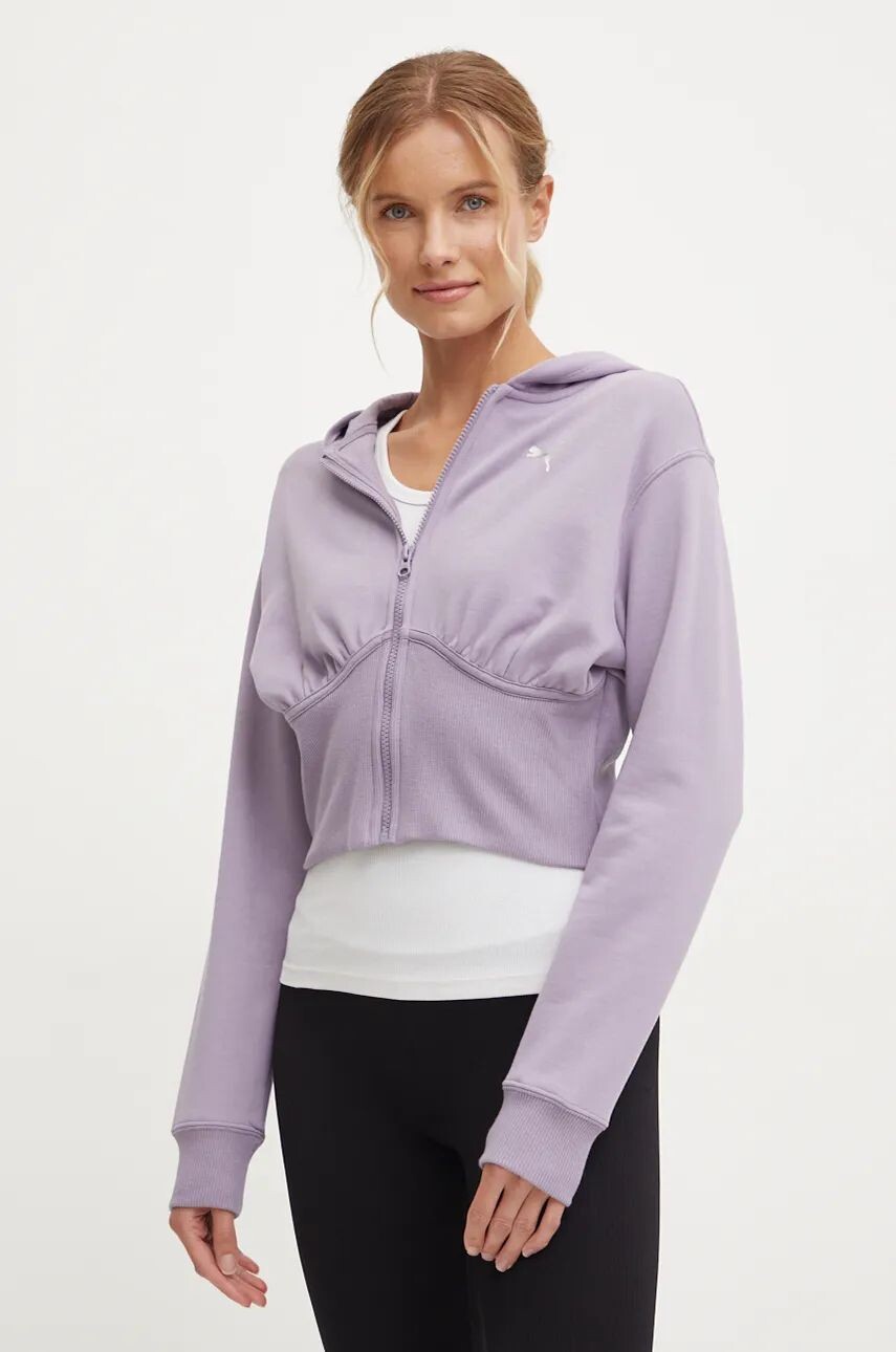 Толстовка Puma из хлопка, фиолетовый
Толстовка Puma из хлопка, фиолетовый