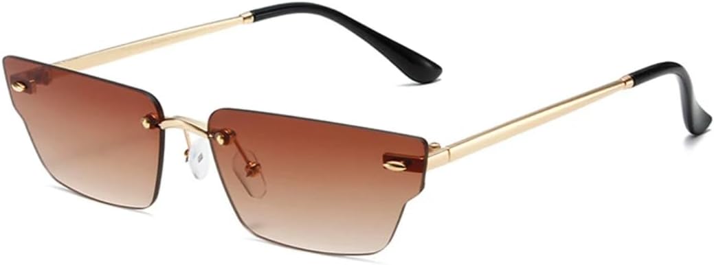 Ретро-солнцезащитные очки неправильной формы, маленькие прямоугольные, женские, без оправы, с прозрачными линзами с градиентом цвета "океан", защита от УФ-излучения UV400. Мужские UUPTTPL, Golden Tea Gradient
Ретро-солнцезащитные очки неправильной формы, маленькие прямоугольные, женские, без оправы, с прозрачными линзами с градиентом цвета "океан", защита от УФ-излучения UV400. Мужские UUPTTPL, Golden Tea Gradient