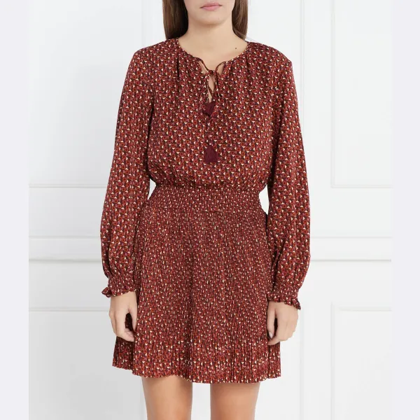 Платье Катри Pepe Jeans London, бургунди
Платье Катри Pepe Jeans London, бургунди