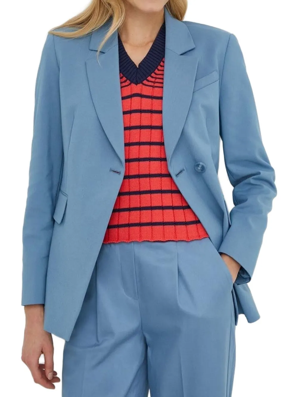 Пиджак на пуговице Sisley, синий
Пиджак на пуговице Sisley, синий