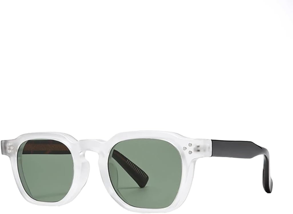 Ретро-модные металлические солнцезащитные очки для женщин и мужчин, классический винтажный стиль, защита от УФ-излучения UV400, для активного отдыха VFDHN, White Green
Ретро-модные металлические солнцезащитные очки для женщин и мужчин, классический винтажный стиль, защита от УФ-излучения UV400, для активного отдыха VFDHN, White Green