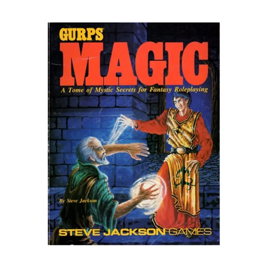 Magic (1st Edition, 1st Printing), GURPS (1st-3rd Edition) - Rules Supplements, мягкая обложка
Magic (1st Edition, 1st Printing), GURPS (1st-3rd Edition) - Rules Supplements, мягкая обложка