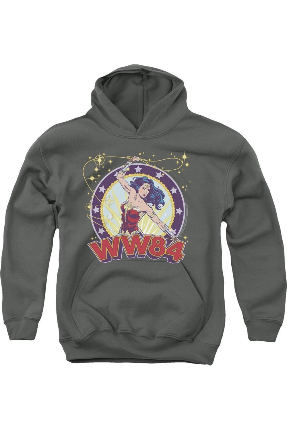 Толстовка с капюшоном Wonder Woman 84 Lasso Star для детей Gildan, Charcoal
Толстовка с капюшоном Wonder Woman 84 Lasso Star для детей Gildan, Charcoal