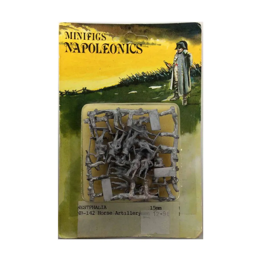 Вестфальские конные артиллеристы, Napoleonic Miniatures - Assorted (15mm) (Minifigs)
Вестфальские конные артиллеристы, Napoleonic Miniatures - Assorted (15mm) (Minifigs)