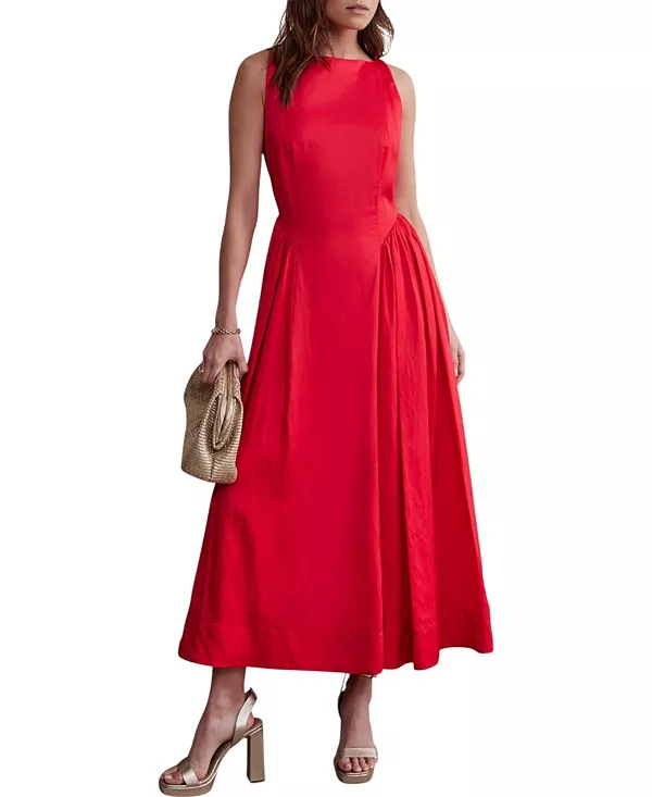 Женское льняное платье с пышной юбкой Mint Velvet, красный
Женское льняное платье с пышной юбкой Mint Velvet, красный