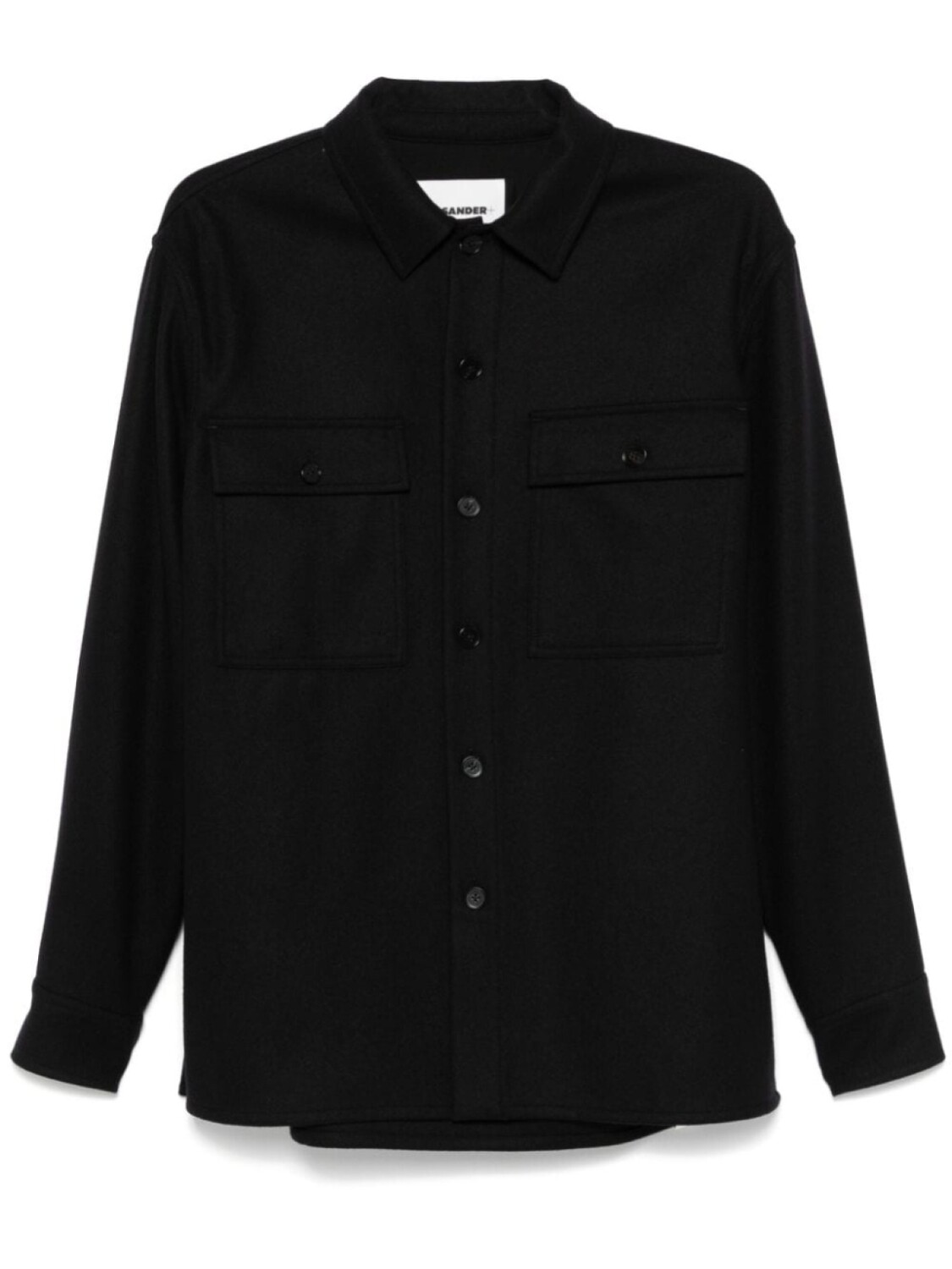 Jil Sander рубашка из вирджинской шерсти, черный
Jil Sander рубашка из вирджинской шерсти, черный