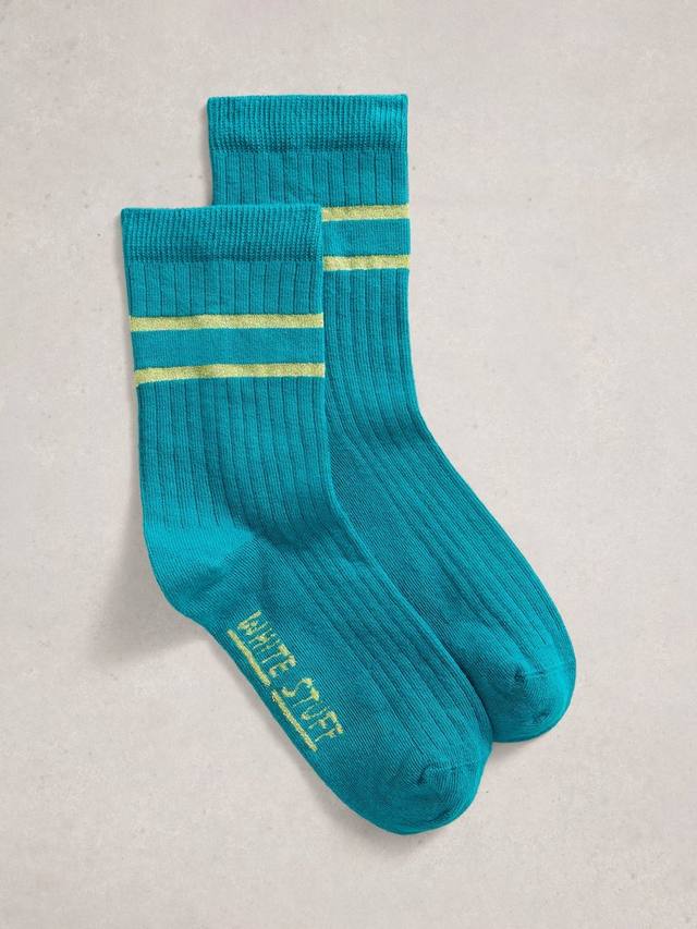 Текстурированные носки-гольфы из хлопковой смеси White Stuff, Bright Blue
Текстурированные носки-гольфы из хлопковой смеси White Stuff, Bright Blue