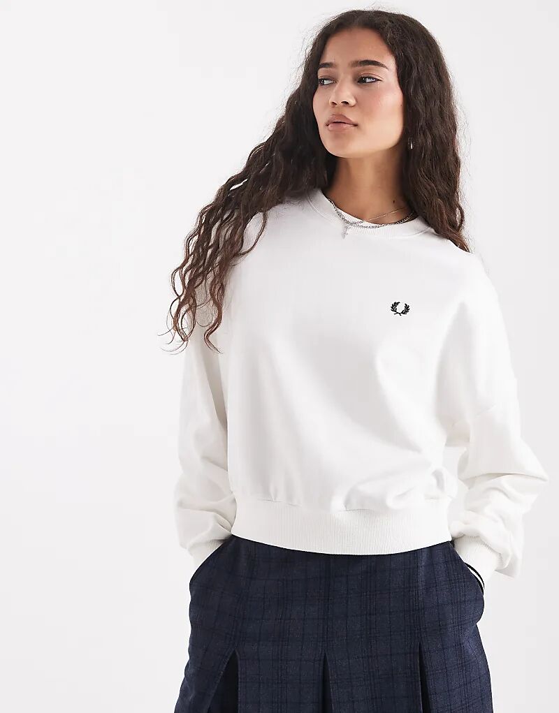 Толстовка с принтом Fred Perry белого цвета
Толстовка с принтом Fred Perry белого цвета