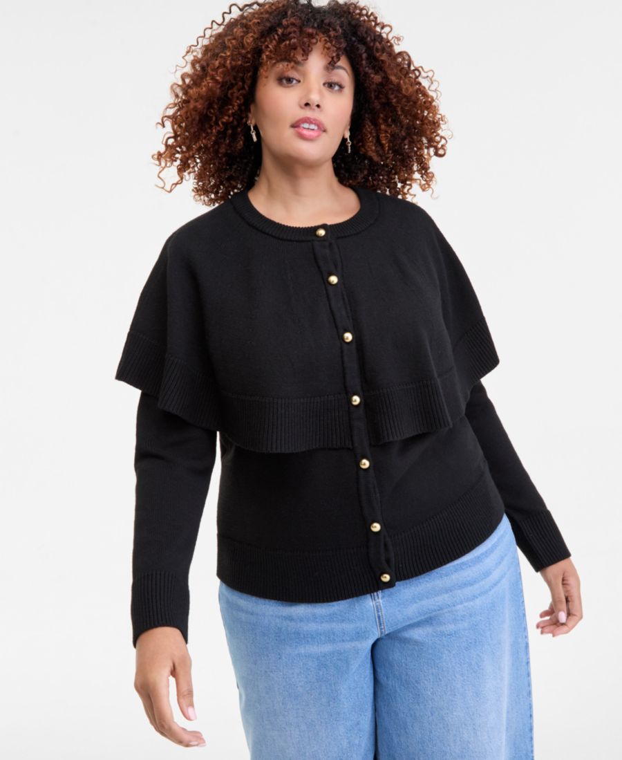 Женский кардиган-накидка, размеры XXS-3X On 34th, Deep Black
Женский кардиган-накидка, размеры XXS-3X On 34th, Deep Black