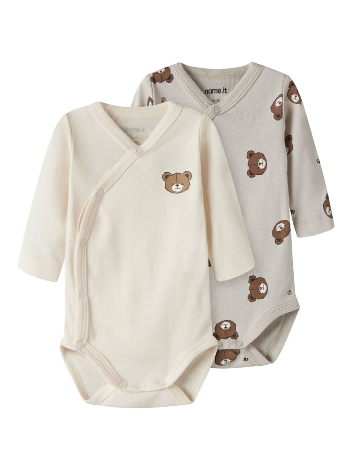 Name it Комплект из 2 боди с длинными рукавами и запахом NBNBODY PUMICE BEAR цвета пемзы
Name it Комплект из 2 боди с длинными рукавами и запахом NBNBODY PUMICE BEAR цвета пемзы