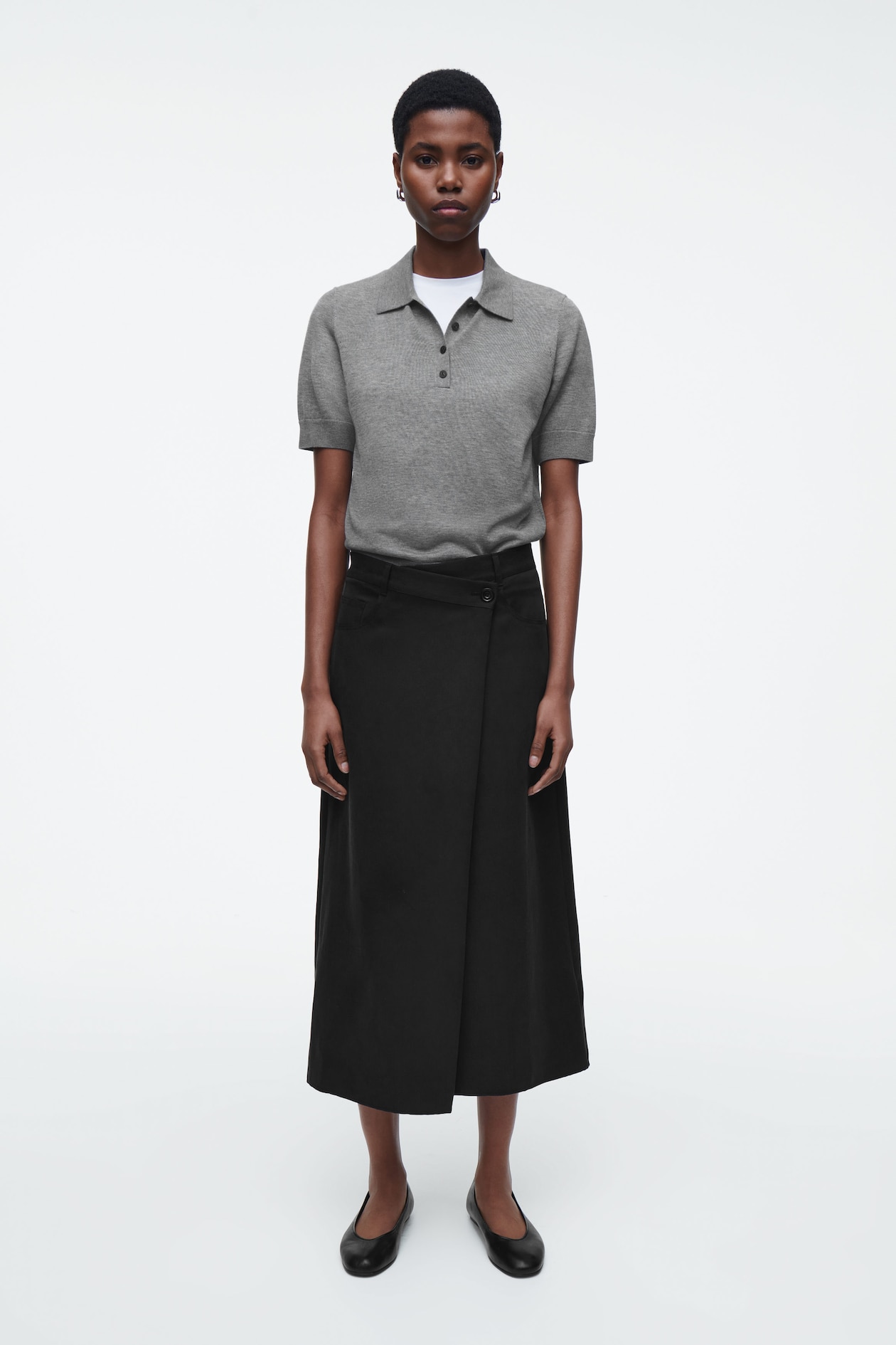 Асимметричная юбка миди COS, черный
Асимметричная юбка миди COS, черный