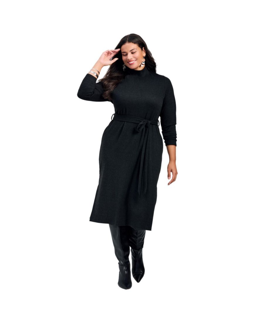 Женское платье-свитер Луч света AVENUE, Black
Женское платье-свитер Луч света AVENUE, Black