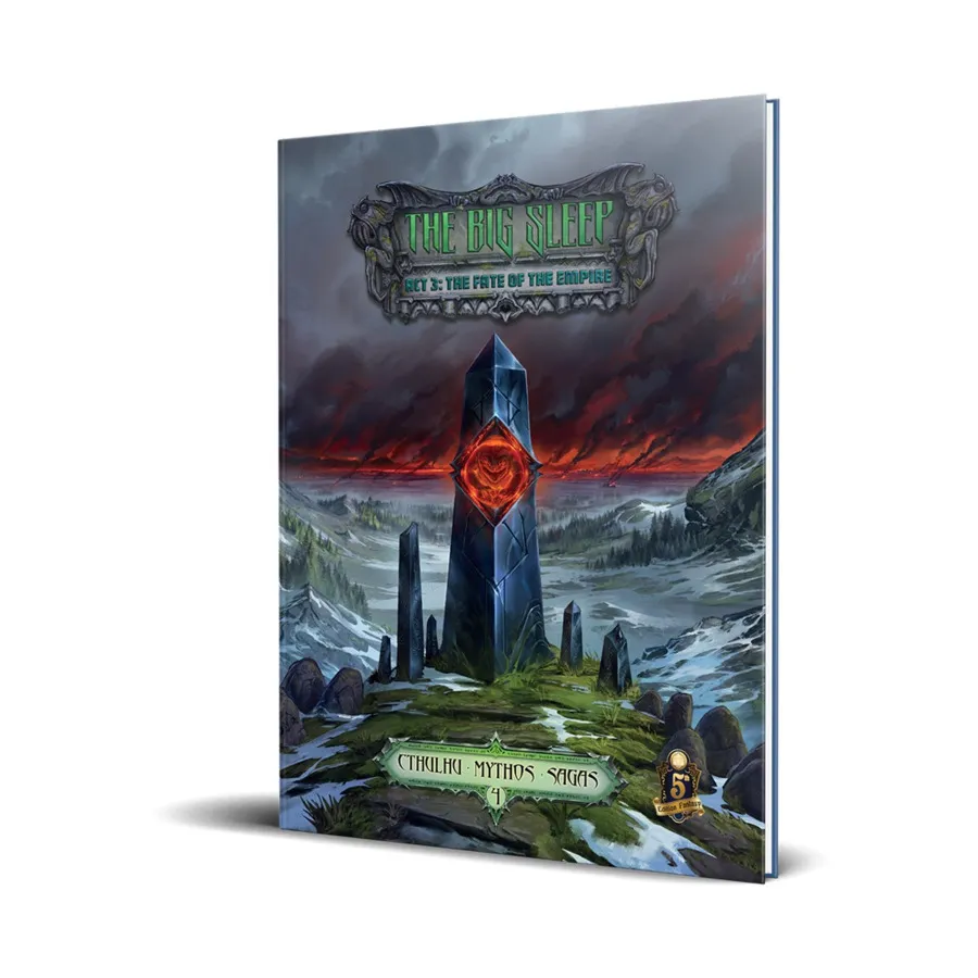 Big Sleep Act 3 - The Fate of the Empire, Cthulhu Mythos for 5E, твердый переплет
Big Sleep Act 3 - The Fate of the Empire, Cthulhu Mythos for 5E, твердый переплет