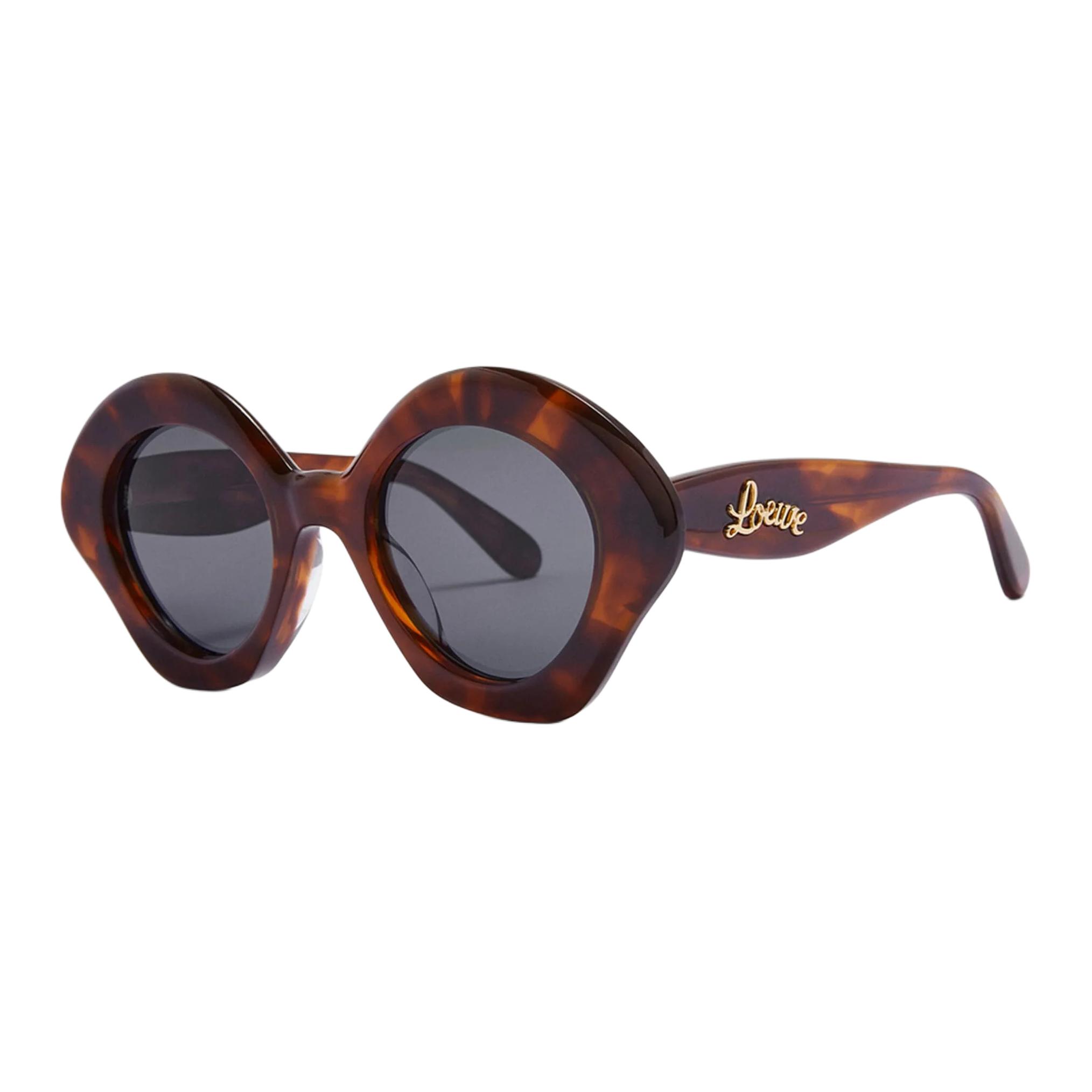 LOEWE Ацетатные круглые солнцезащитные очки унисекс в черепаховом цвете, Tortoiseshell
LOEWE Ацетатные круглые солнцезащитные очки унисекс в черепаховом цвете, Tortoiseshell