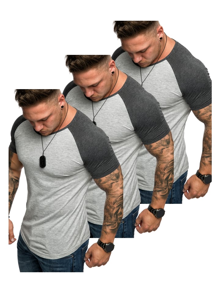 Набор из 3 футболок 3. OMAHA (3 шт. серого/антрацитового цвета), Серый, Набор из 3 футболок 3. OMAHA (3 шт. серого/антрацитового цвета)
Набор из 3 футболок 3. OMAHA (3 шт. серого/антрацитового цвета), Серый, Набор из 3 футболок 3. OMAHA (3 шт. серого/антрацитового цвета)