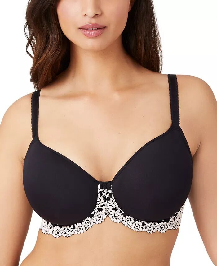 Кружевной бюстгальтер Embrace Contour 853191 Wacoal, черный
Кружевной бюстгальтер Embrace Contour 853191 Wacoal, черный