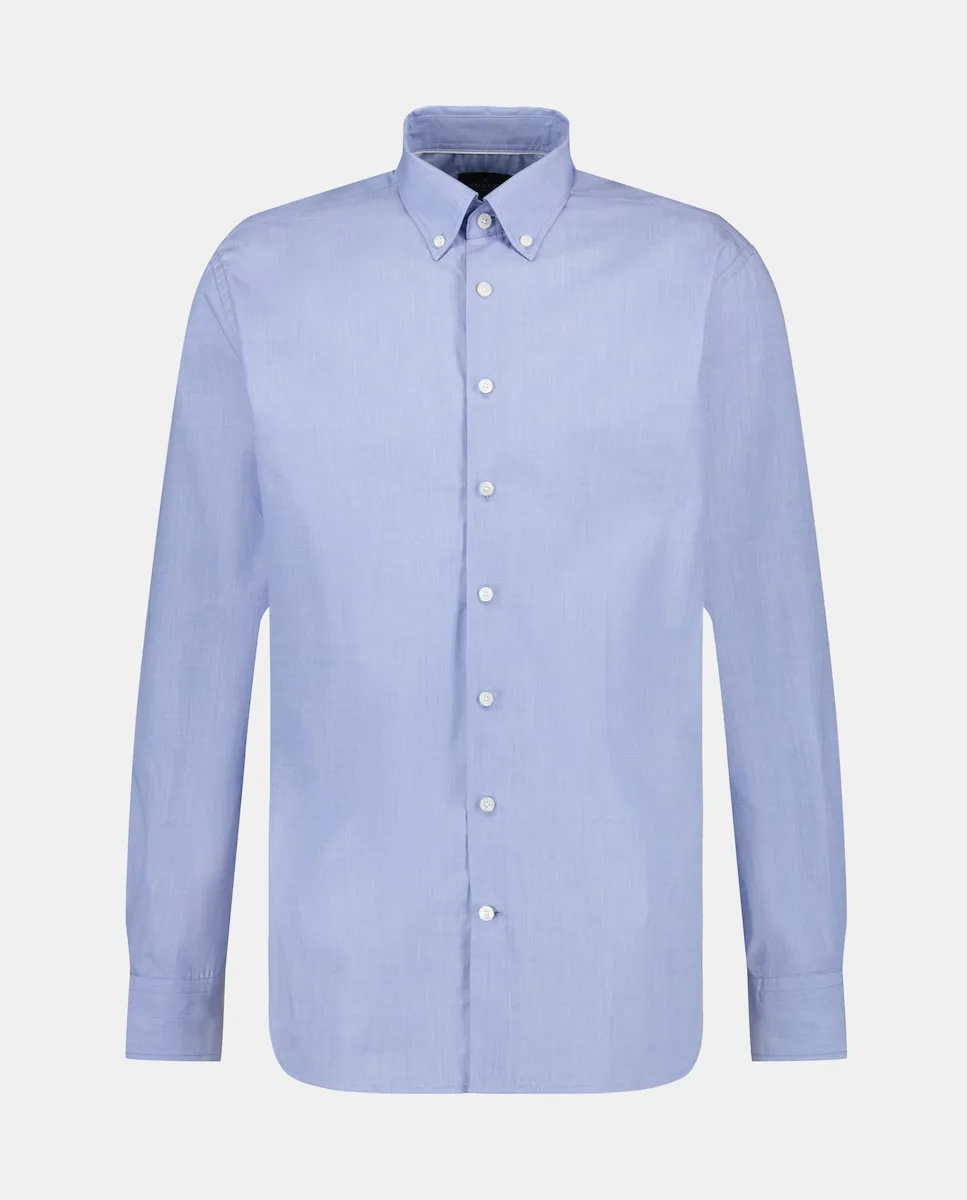 Мужская рубашка классического кроя, однотонная Hackett, синий
Мужская рубашка классического кроя, однотонная Hackett, синий