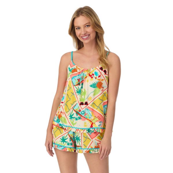 Женский уютный комплект пижамы: топ и шорты Beauty Sleep Social, цвет vacay vibes
Женский уютный комплект пижамы: топ и шорты Beauty Sleep Social, цвет vacay vibes