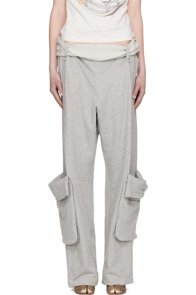 Спортивные брюки-карго с подвернутым поясом Open Yy, серый
Спортивные брюки-карго с подвернутым поясом Open Yy, серый