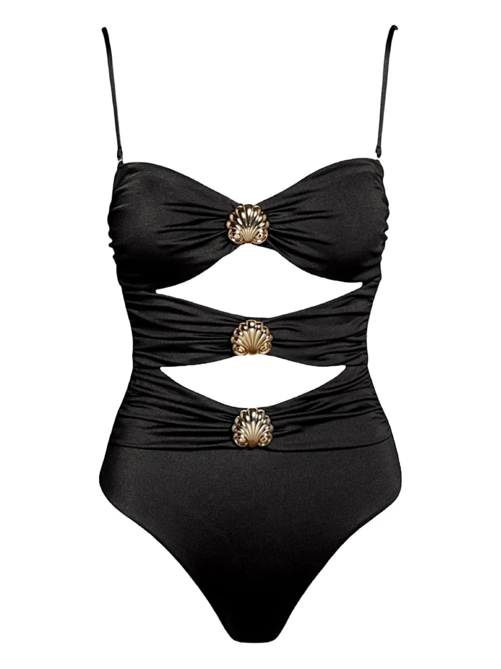 Декорированный купальник с вырезами Sofia Erhan, черный
Декорированный купальник с вырезами Sofia Erhan, черный