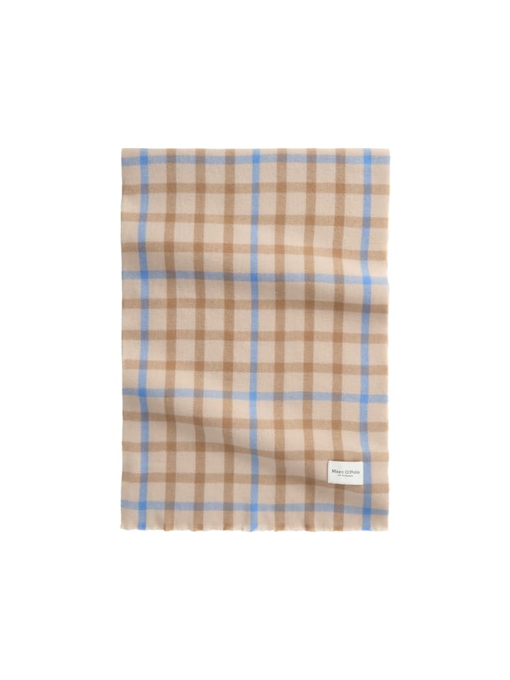 Клетчатый шерстяной шарф светло-бежевого цвета Marc O'Polo
Клетчатый шерстяной шарф светло-бежевого цвета Marc O'Polo